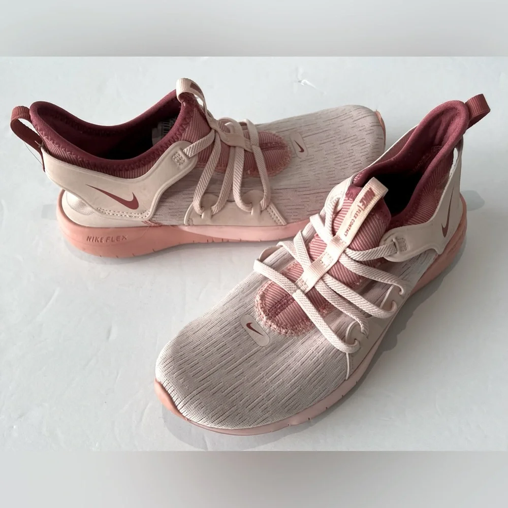 Nike Women’s Flex Contact 3 Echo Pink Quartz Running Shoe / Sneakers Size 6.5 - Picture 2 of 14
